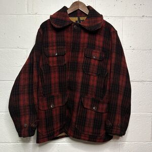 Vintage Woolrich 503 Mens Wool Mackinaw Plaid Jacket 2024
